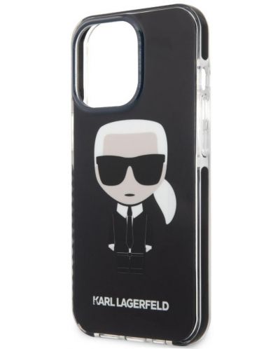 Калъф Karl Lagerfeld - Ikonik Karl, iPhone 13 Pro Max, черен - 4